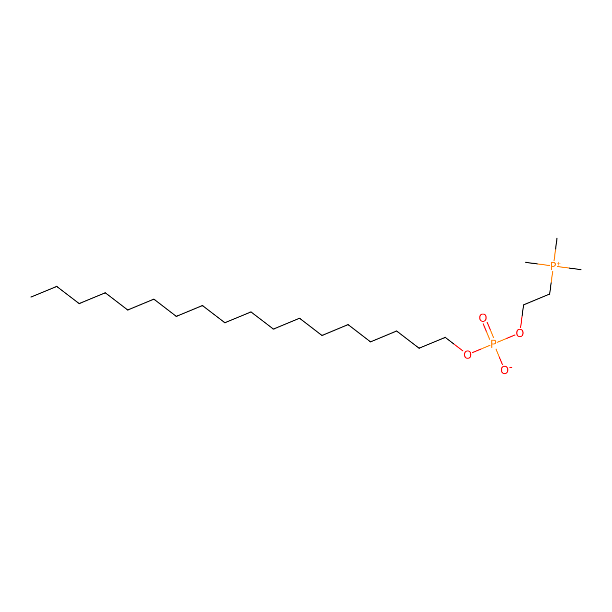 Octadecylphosphophosphoniumcholine molecular structure, CAS 156825-89-7