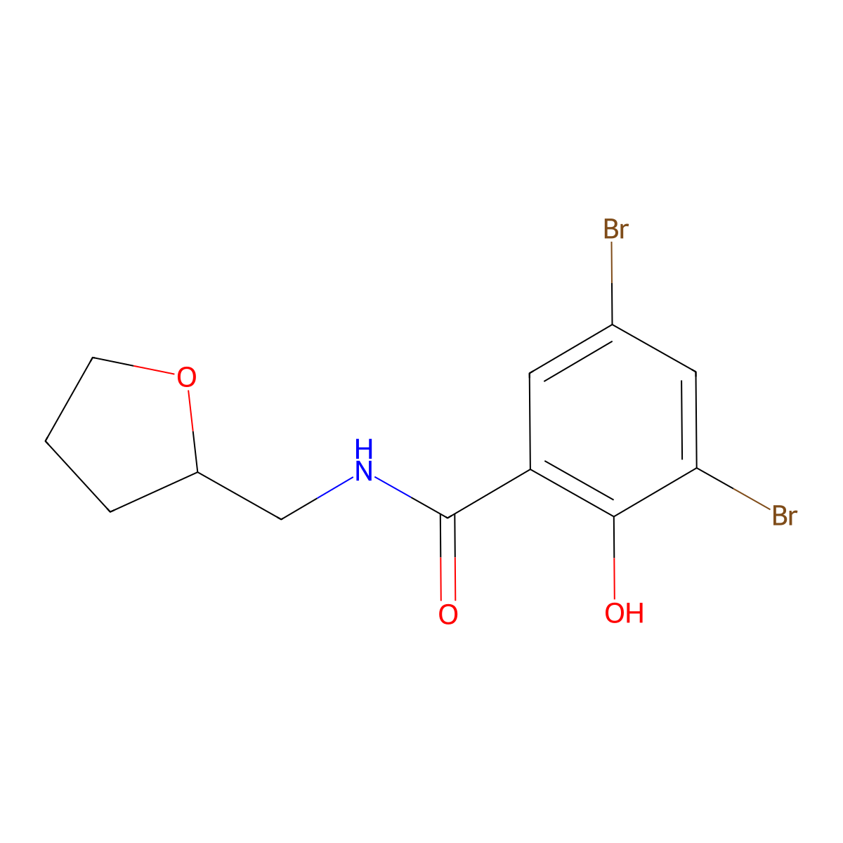 Fursalan molecular structure, CAS 15686-77-8