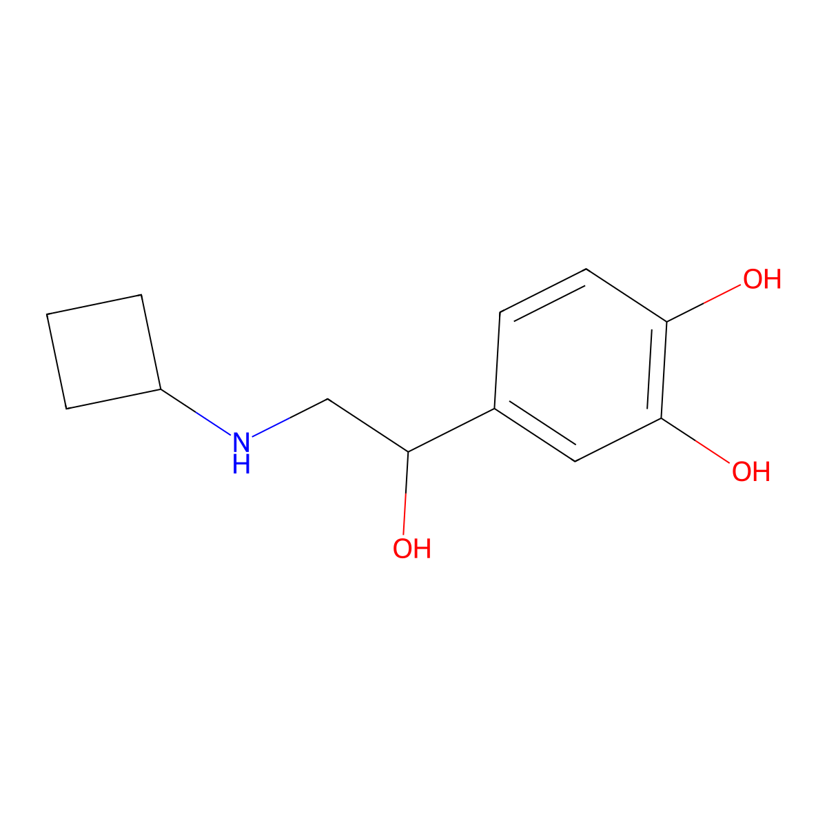 Norbudrine molecular structure, CAS 15686-81-4
