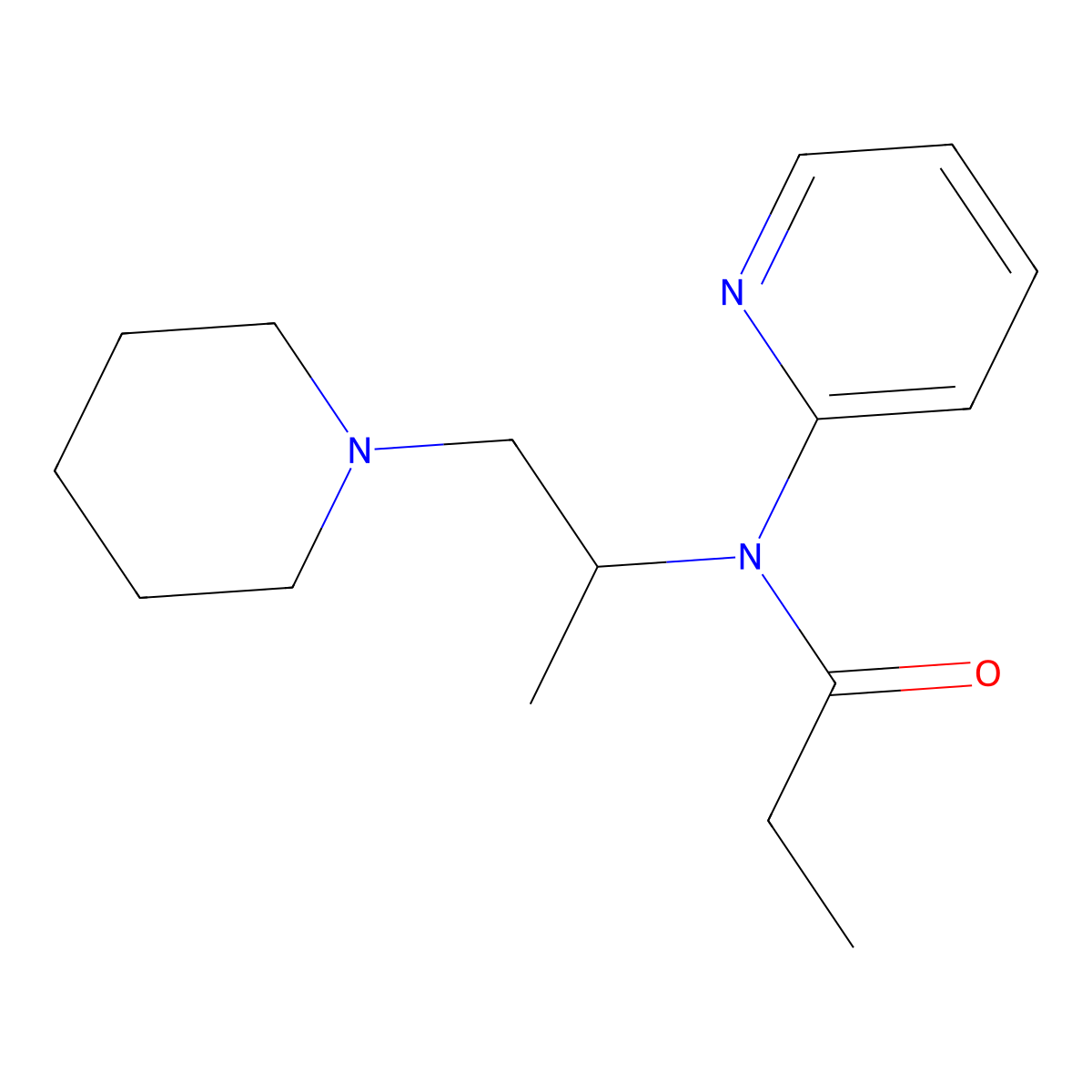 Propiram molecular structure, CAS 15686-91-6