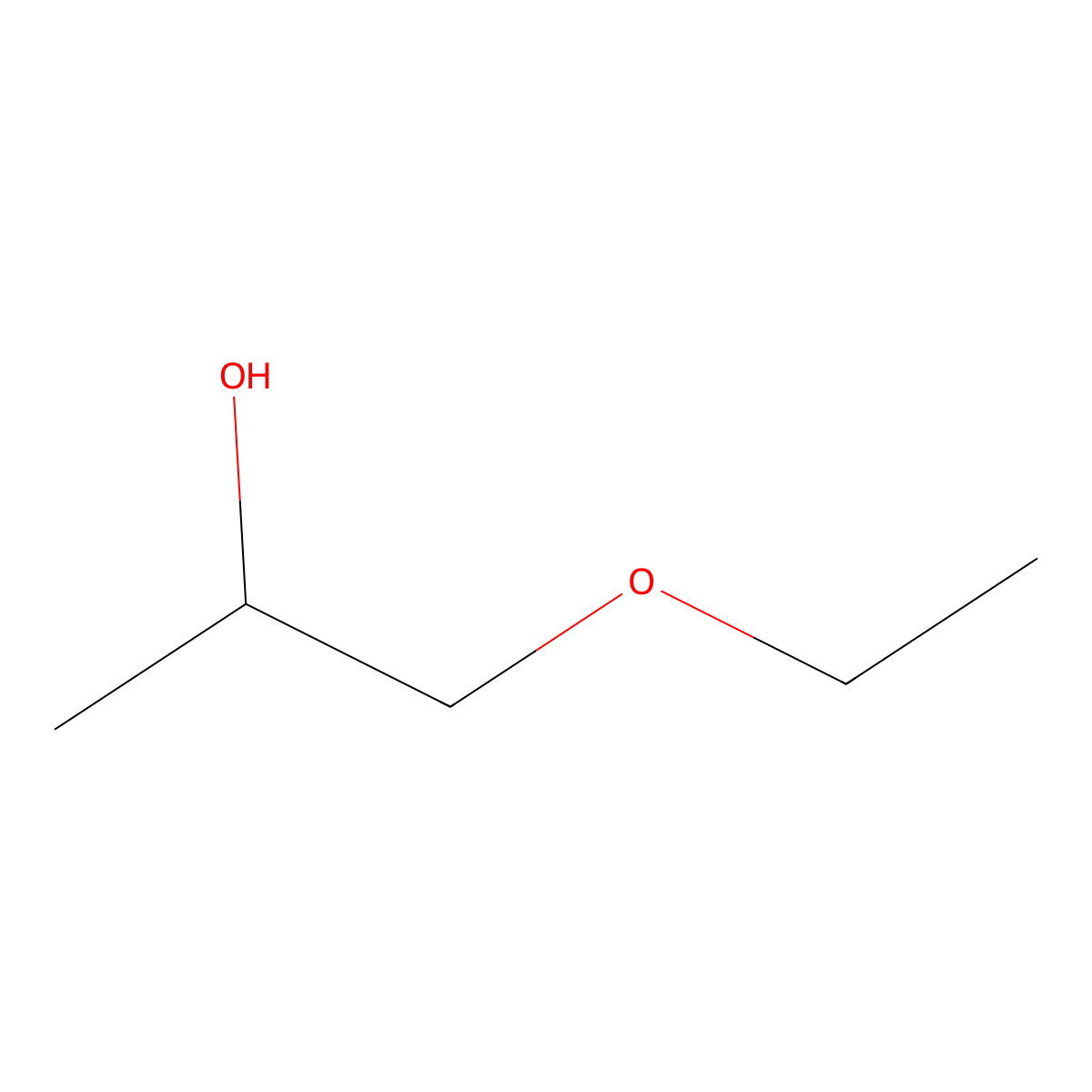 1-Ethoxy-2-propanol molecular structure, CAS 1569-02-4