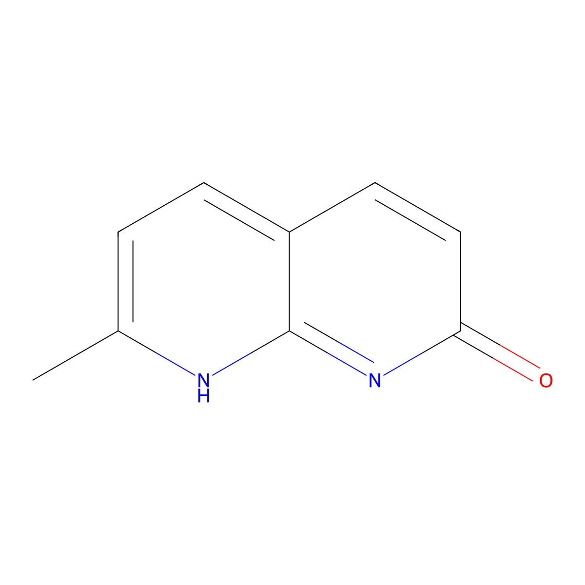 7-methyl-8H-1,8-naphthyridin-2-one molecular structure, CAS 1569-11-5