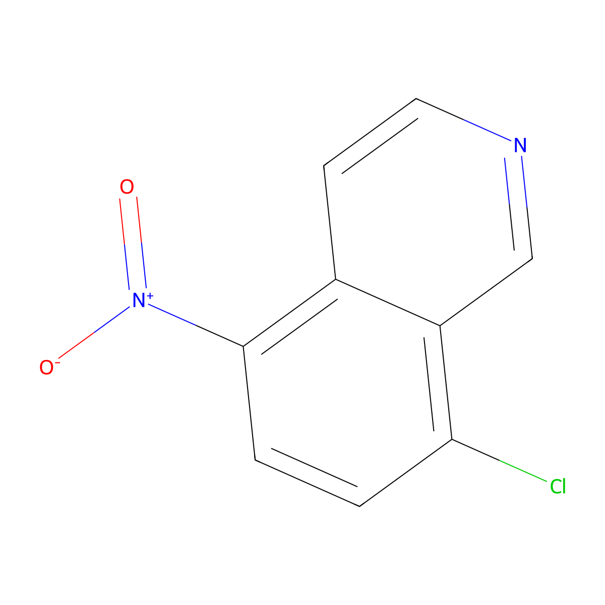 8-Chloro-5-nitroisoquinoline molecular structure, CAS 156901-43-8