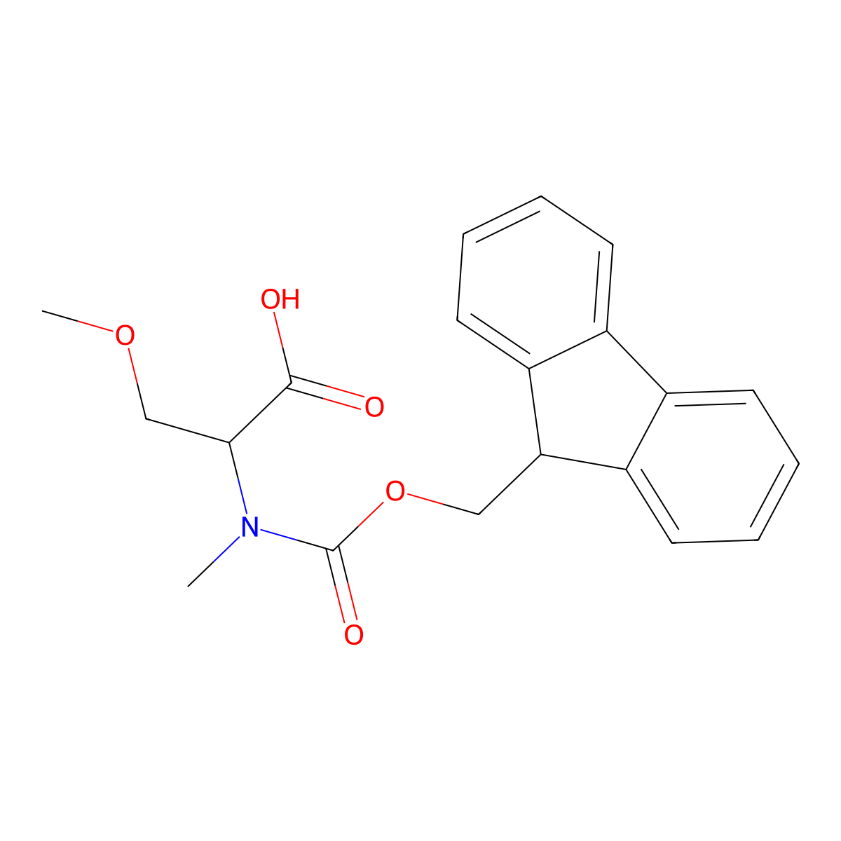 N-Fmoc-N,O-dimethyl-L-serine molecular structure, CAS 1569103-64-5