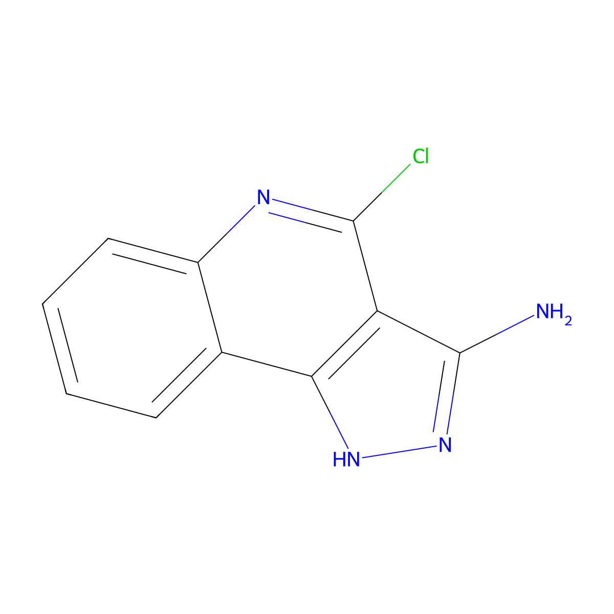4-chloro-1H-pyrazolo[4,3-c]quinolin-3-amine molecular structure, CAS 156912-01-5