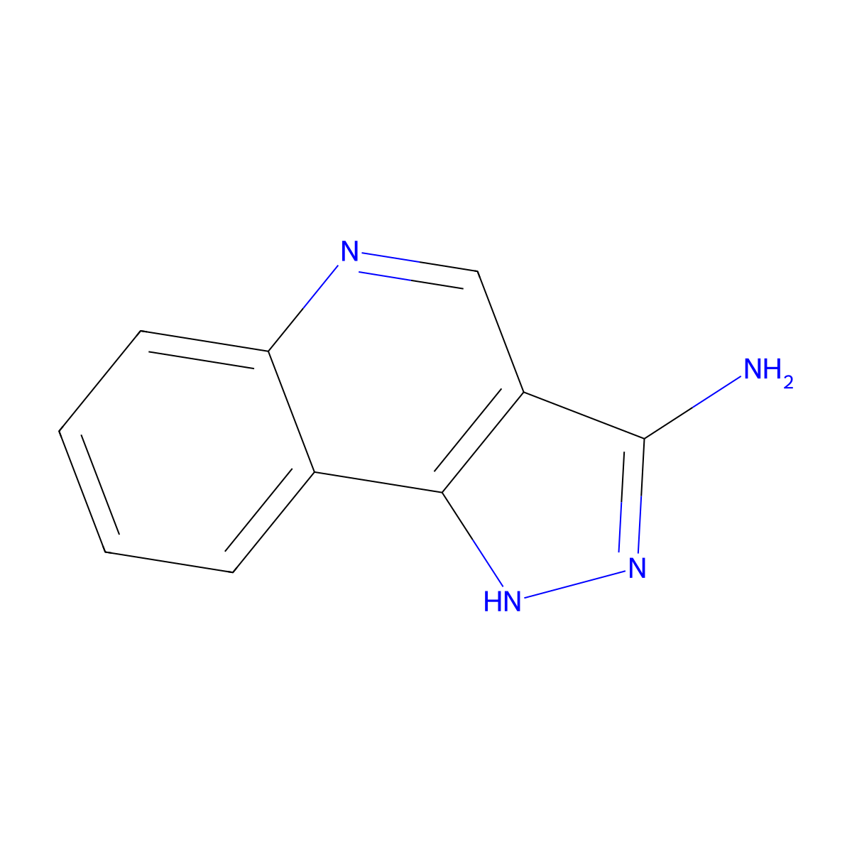 1H-Pyrazolo[4,3-c]quinolin-3-amine molecular structure, CAS 156912-12-8