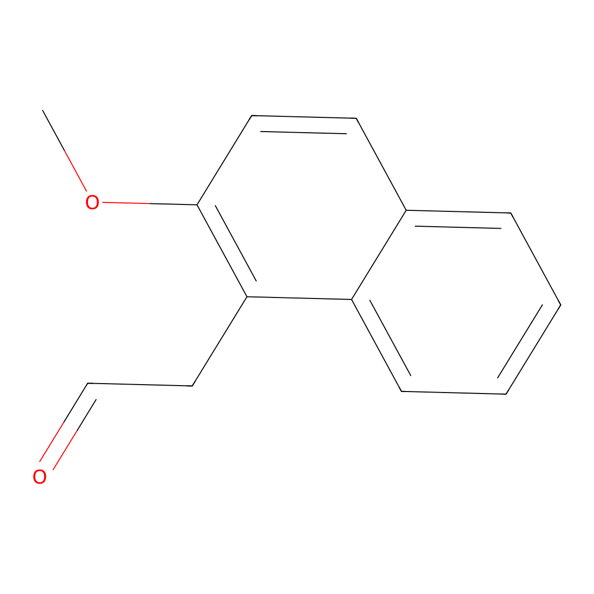 2-(2-Methoxynaphthalen-1-yl)acetaldehyde molecular structure, CAS 156941-55-8