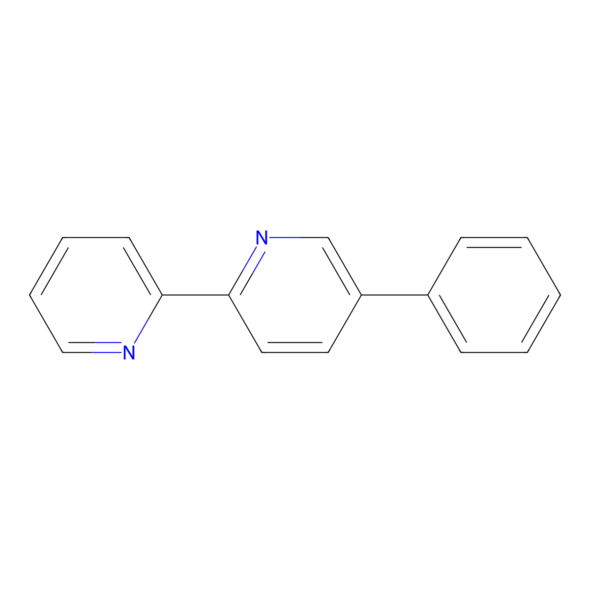 5-Phenyl-2,2'-bipyridine molecular structure, CAS 156972-80-4