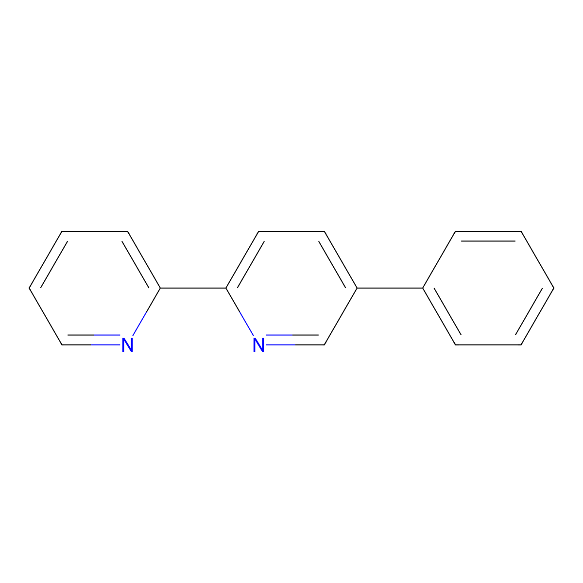 5-Phenyl-2,2'-bipyridine molecular structure, CAS 156972-80-4