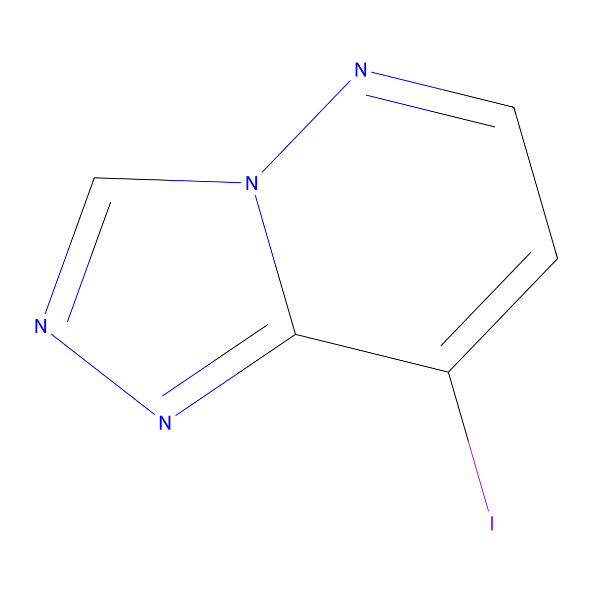 8-Iodo-[1,2,4]triazolo[4,3-b]pyridazine molecular structure, CAS 1569870-19-4