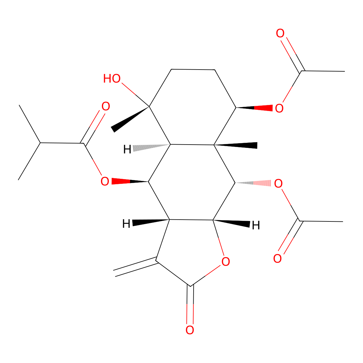Wedeliatrilolactone A molecular structure, CAS 156993-29-2