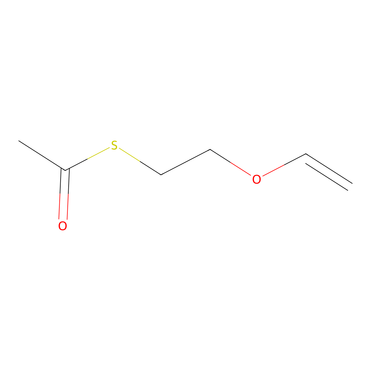 1-{[2-(Ethenyloxy)ethyl]sulfanyl}ethan-1-one molecular structure, CAS 156996-05-3