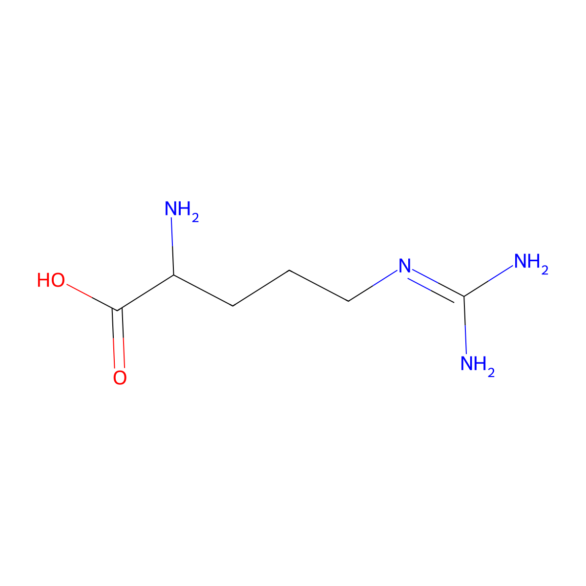 D-Arginine molecular structure, CAS 157-06-2