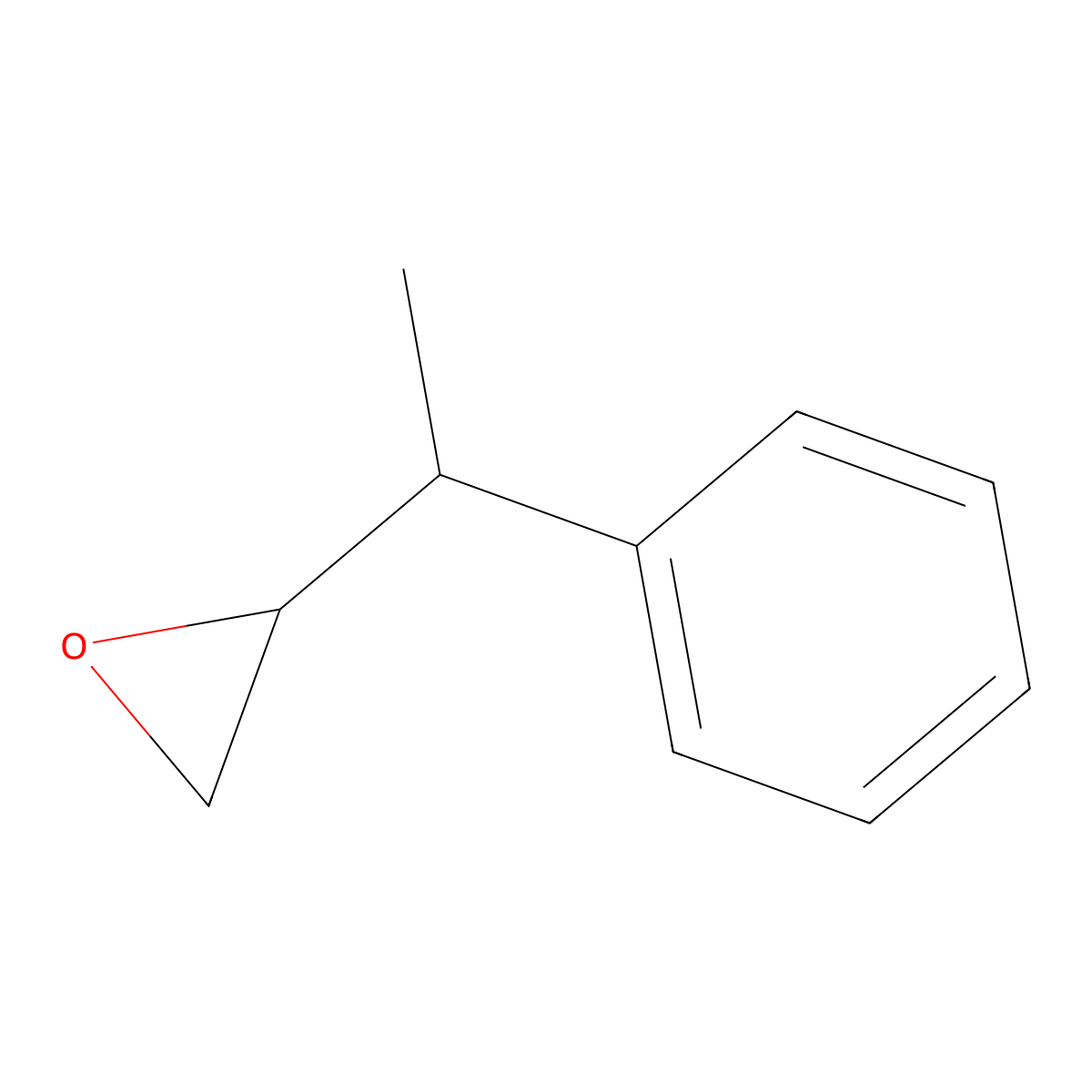 2-(1-Phenylethyl)oxirane molecular structure, CAS 15701-82-3