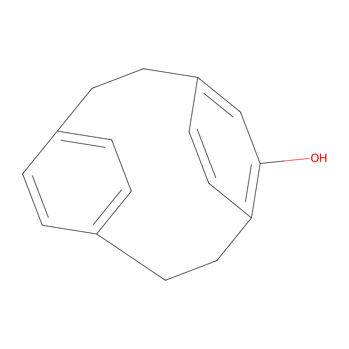 Racemic-4-hydroxy[2,2]paracyclophane molecular structure, CAS 157018-15-0