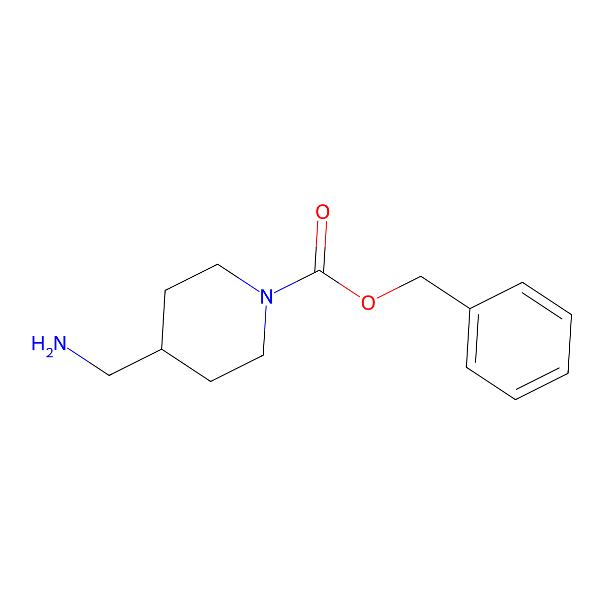 4-Aminomethyl-1-N-Cbz-piperidine molecular structure, CAS 157023-34-2