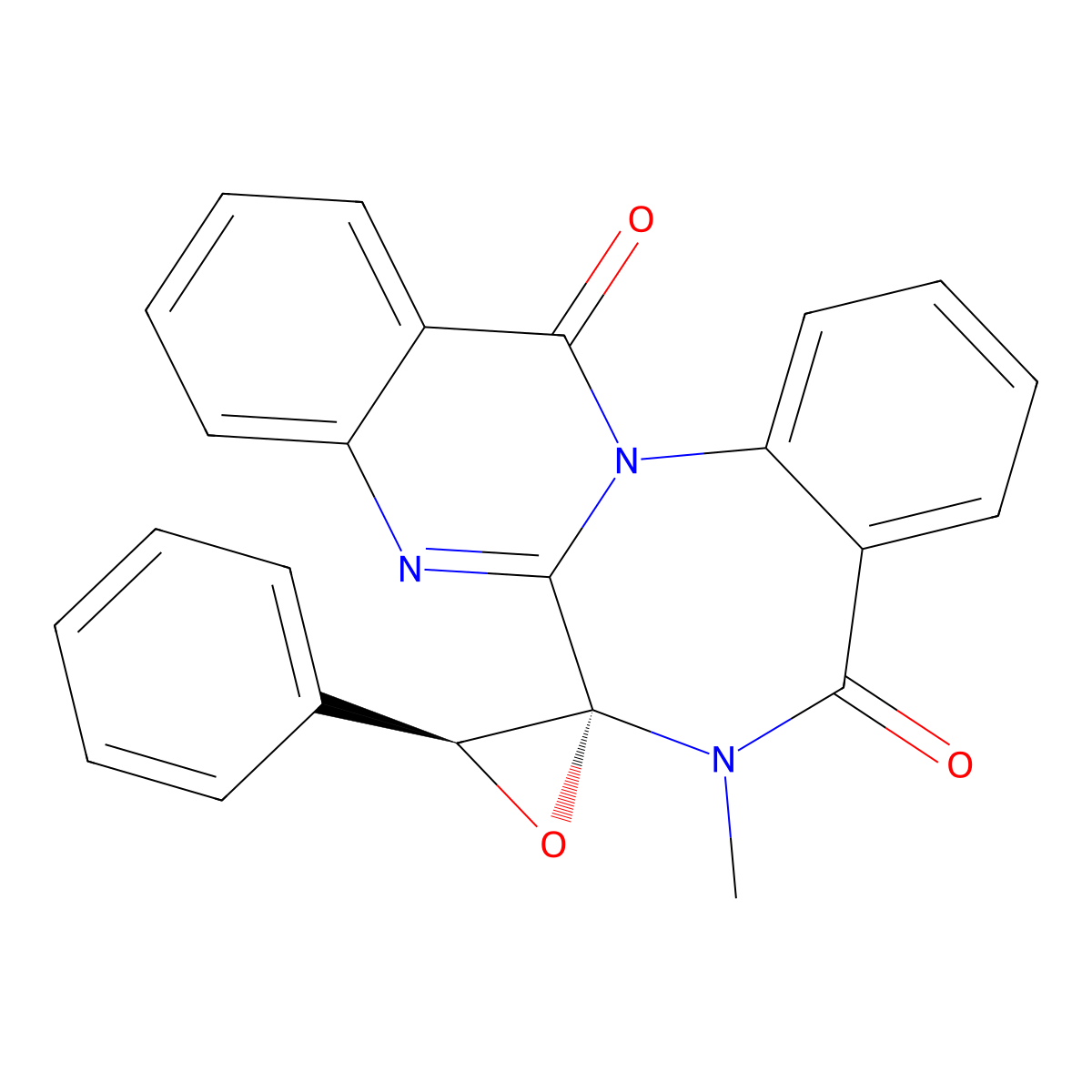 Benzomalvin C molecular structure, CAS 157047-98-8