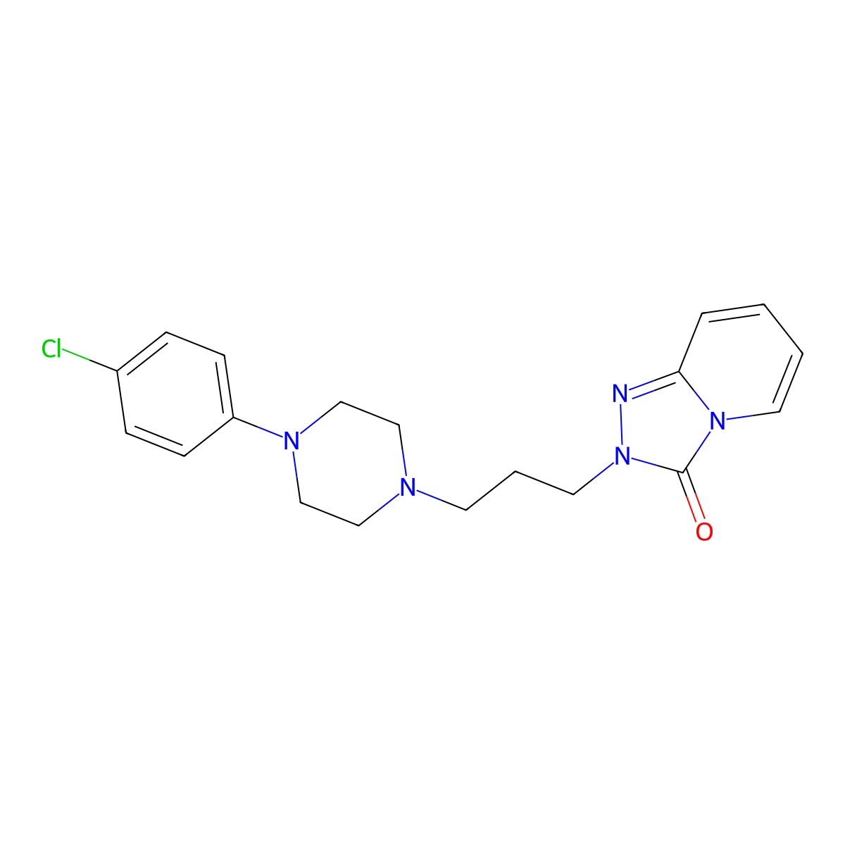 4-chloro trazodone isomer molecular structure, CAS 157072-19-0