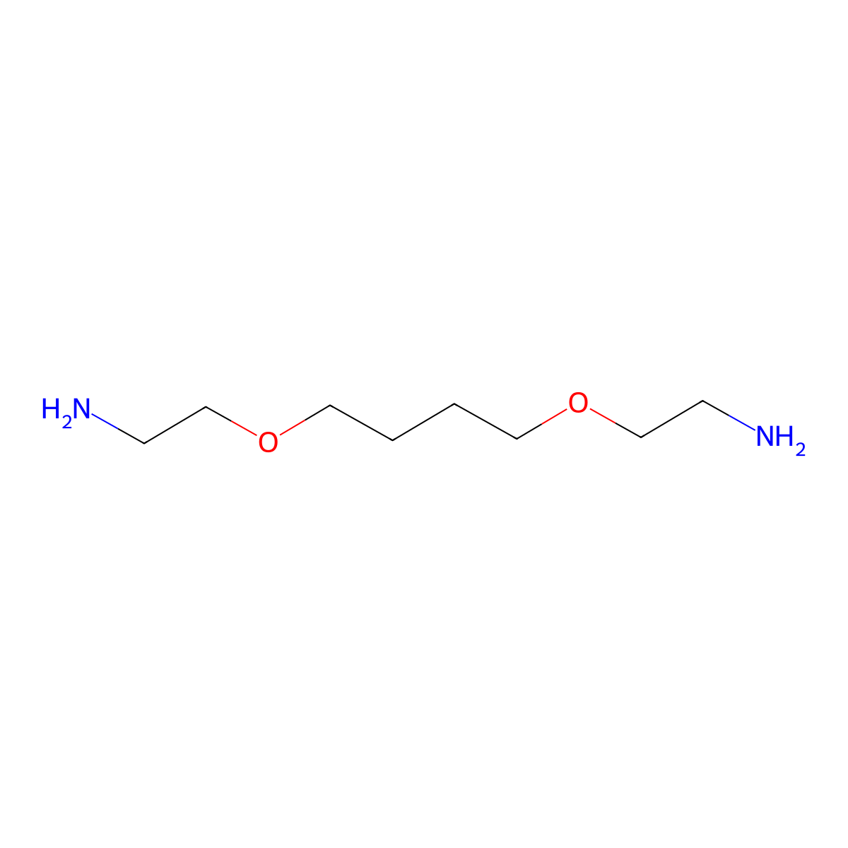 1,4-Bis(2-aminoethoxy)butane molecular structure, CAS 157159-11-0