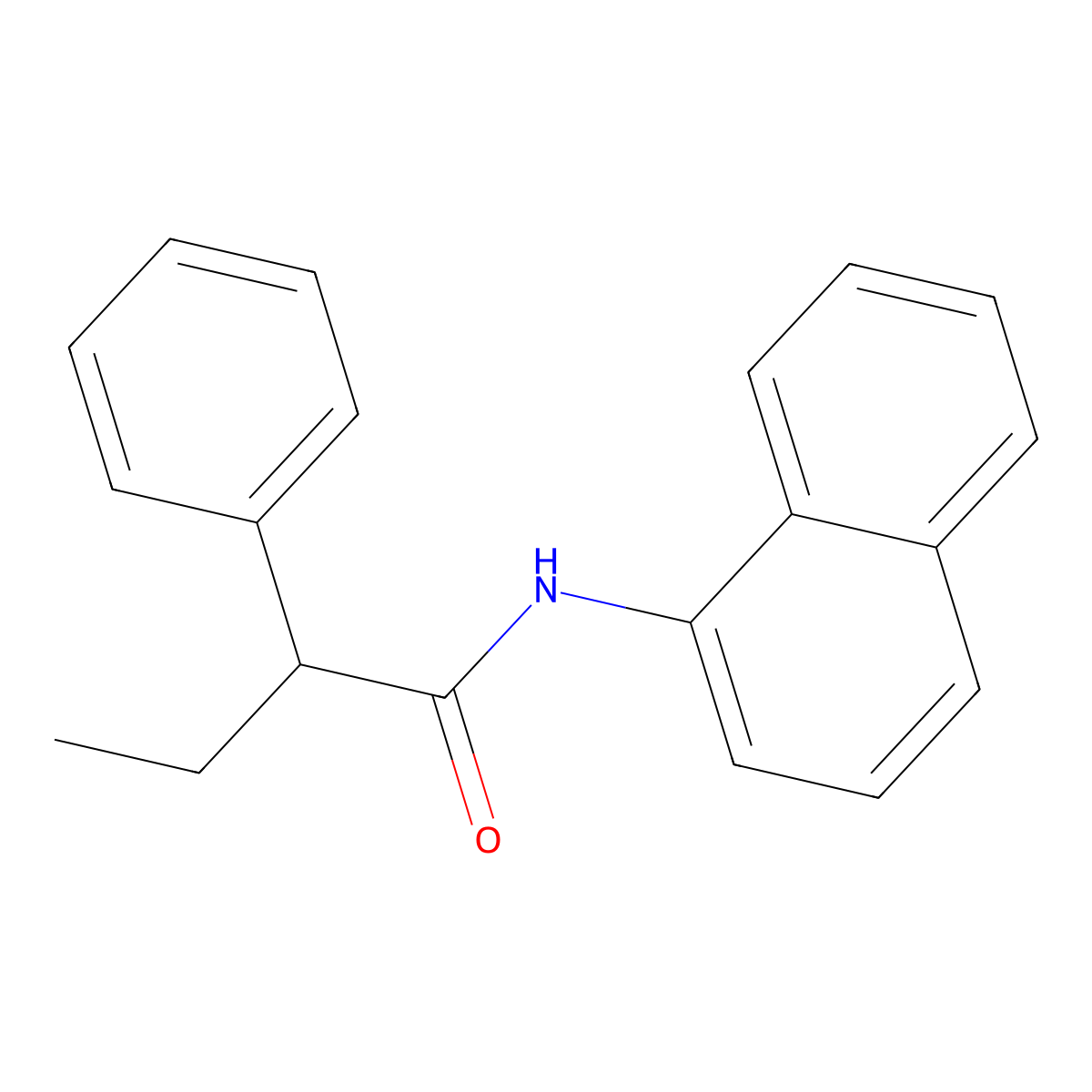 N-naphthalen-1-yl-2-phenylbutanamide molecular structure, CAS 157182-82-6