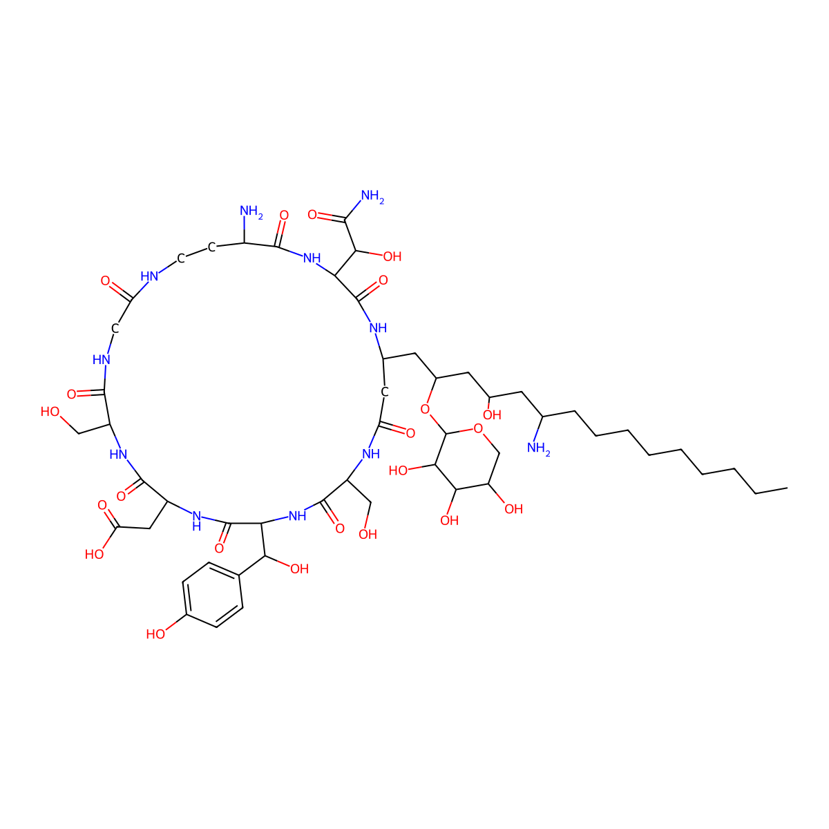 Cepacidine A molecular structure, CAS 157184-36-6
