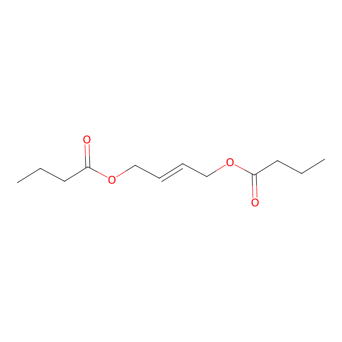 1,4-Bis(butyryloxy)-2-butene molecular structure, CAS 1572-84-5