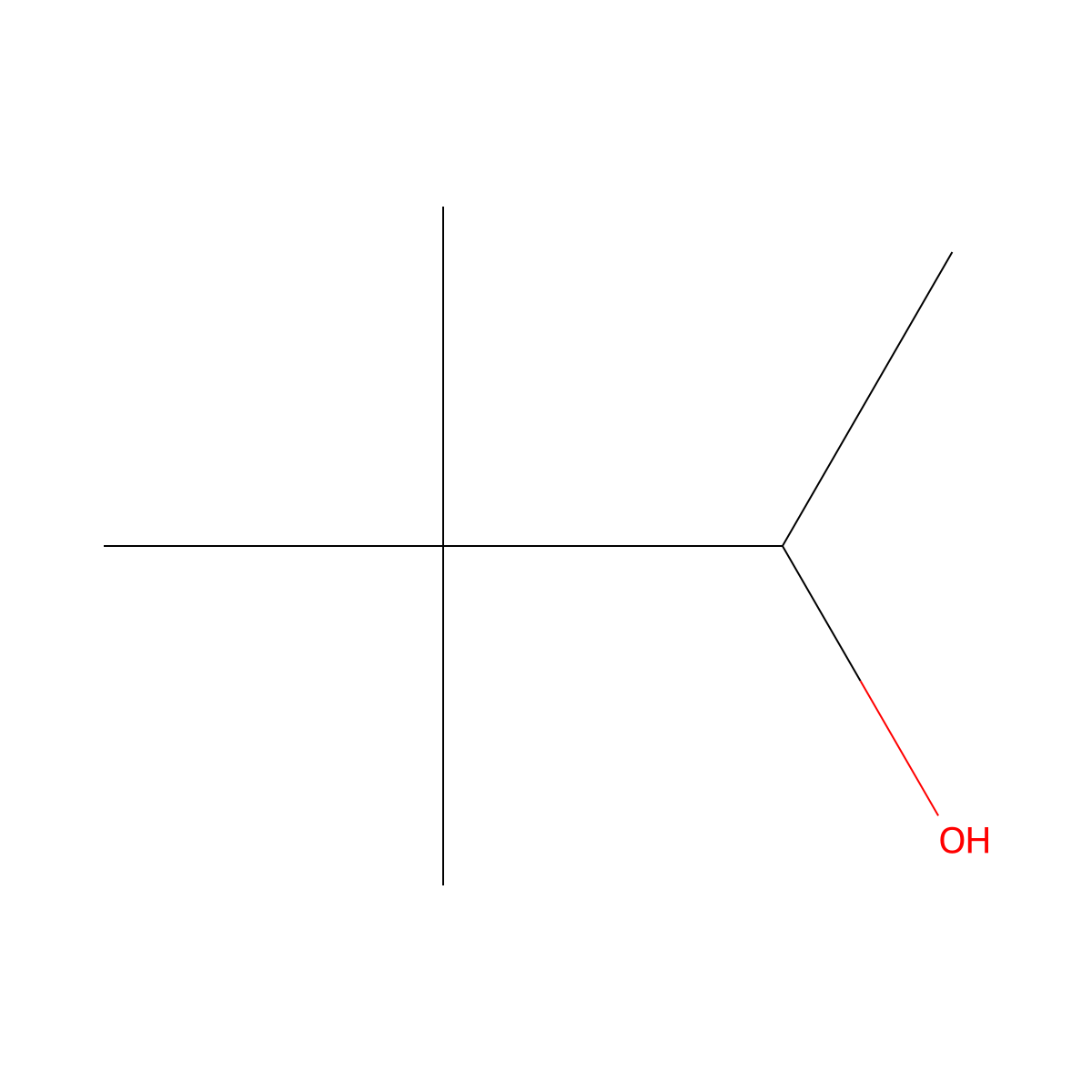 (2R)-3,3-dimethylbutan-2-ol molecular structure, CAS 1572-96-9