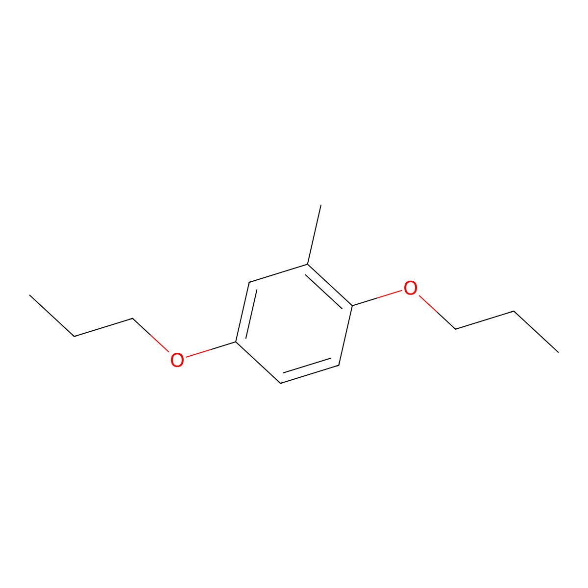 1,4-Dipropyloxy-2-methylbenzol molecular structure, CAS 157202-45-4