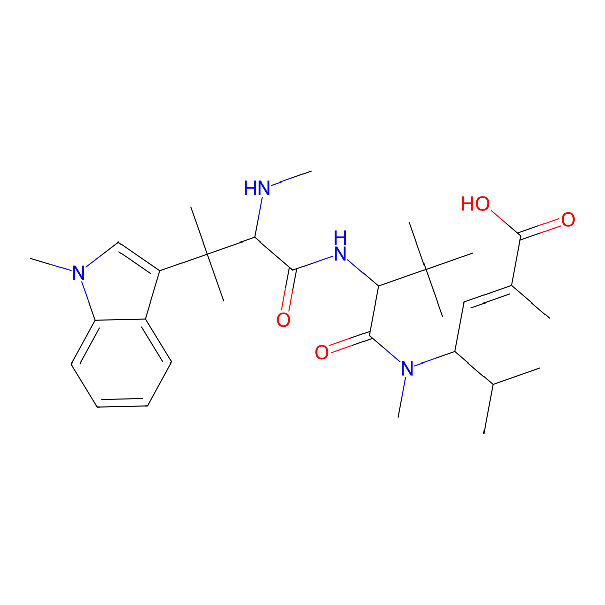 Hemiasterlin molecular structure, CAS 157207-90-4