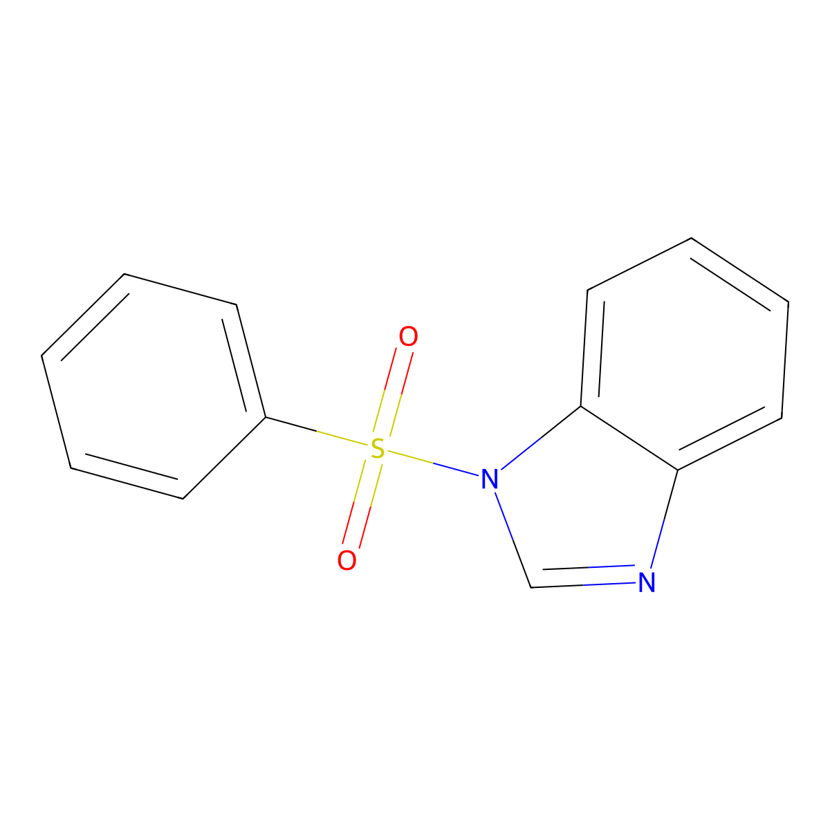 1-(Benzenesulfonyl)benzimidazole molecular structure, CAS 15728-43-5