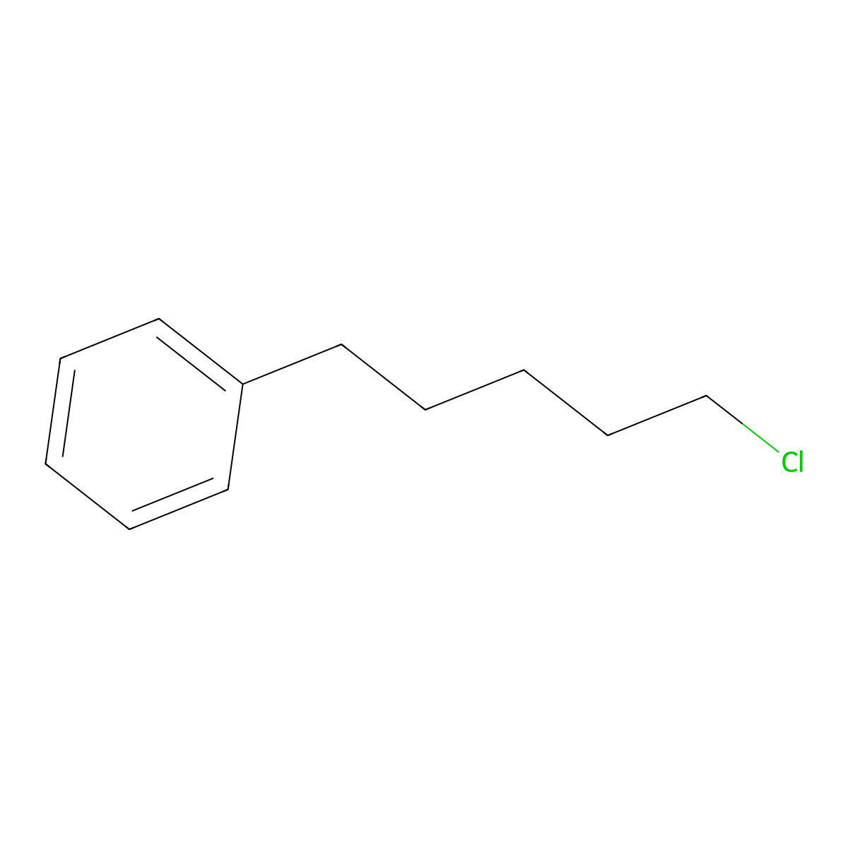 1-Chloro-5-phenylpentane molecular structure, CAS 15733-63-8