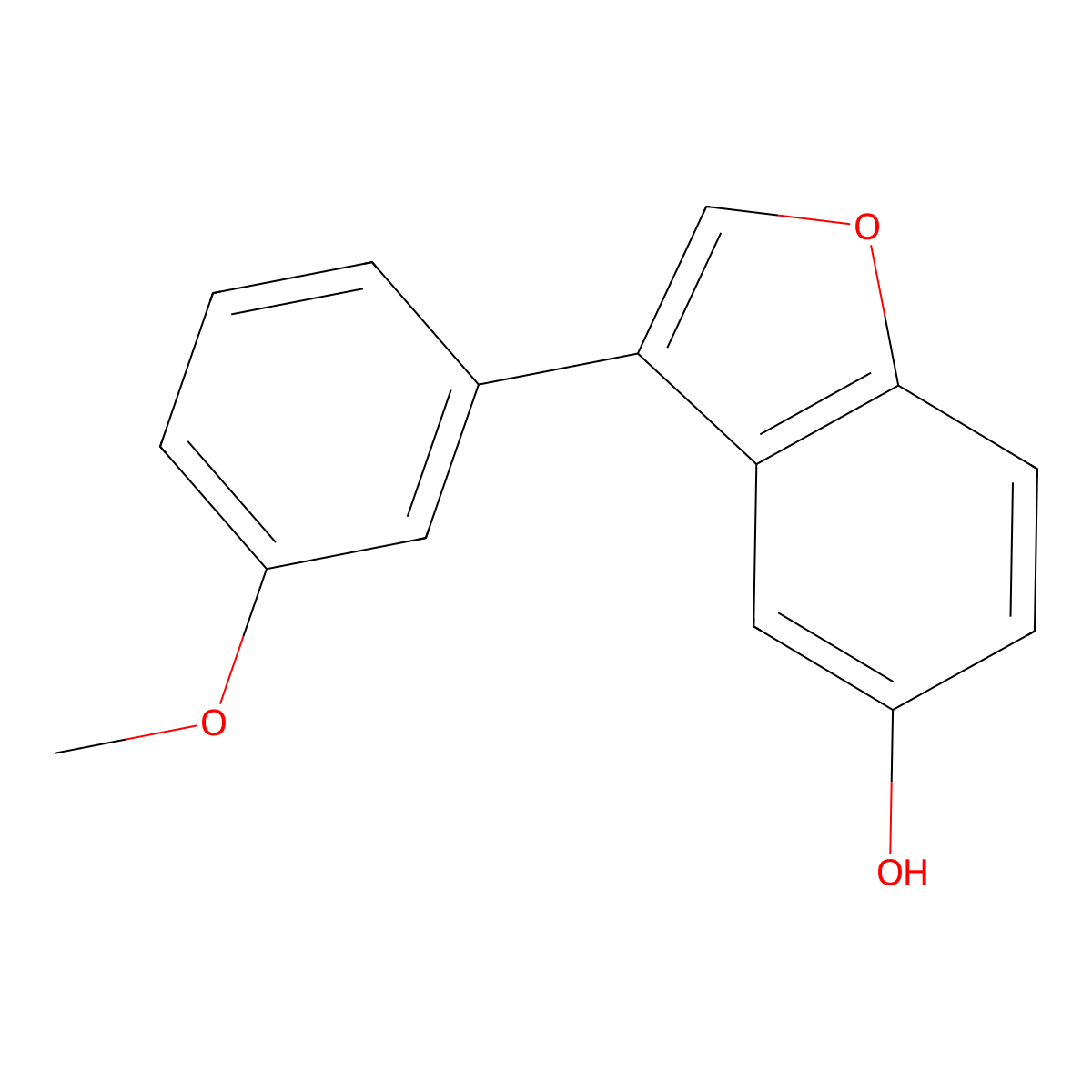 3-(3-Methoxyphenyl)-1-benzofuran-5-ol molecular structure, CAS 1573547-60-0
