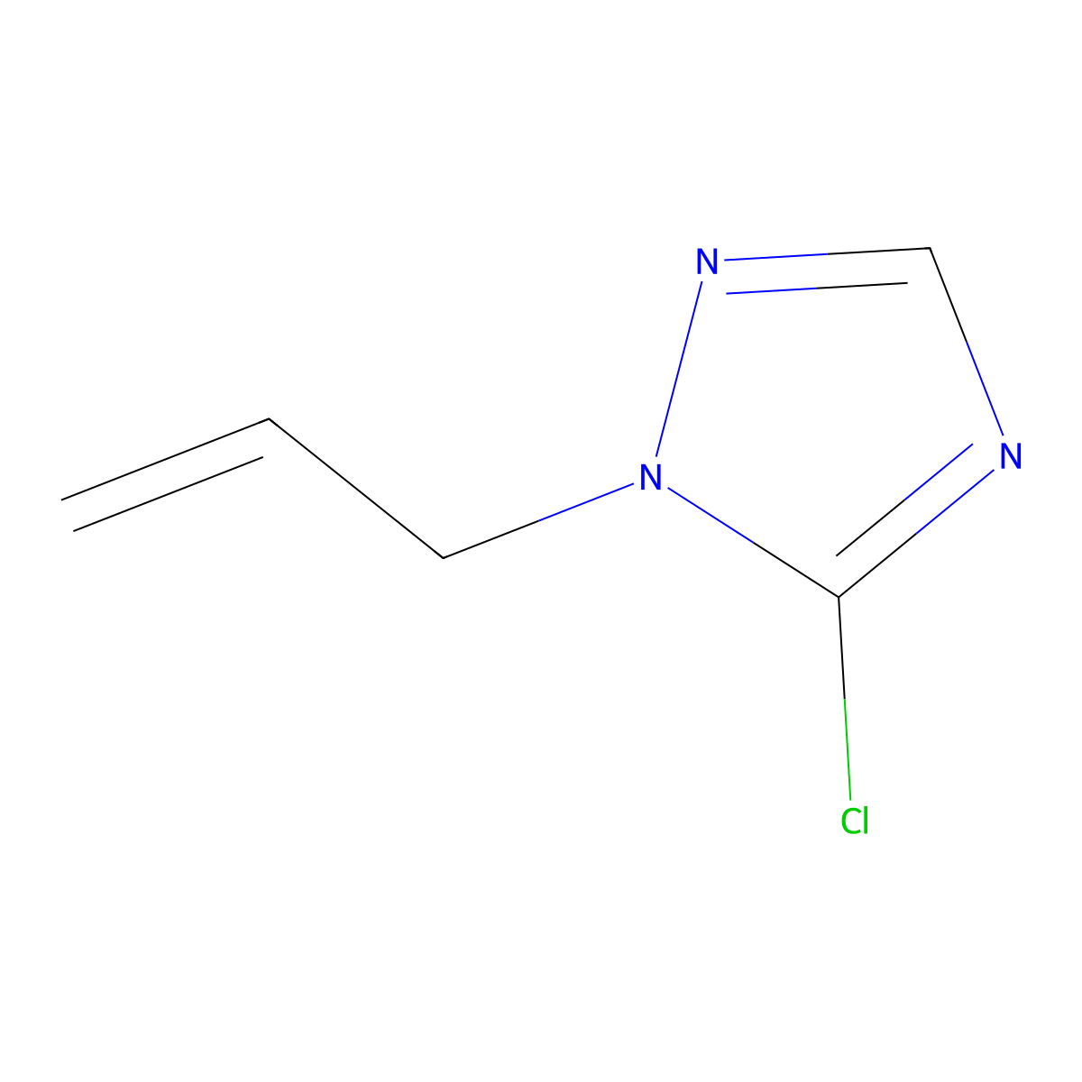 1-allyl-5-chloro-1H-1,2,4-triazole molecular structure, CAS 1573547-66-6