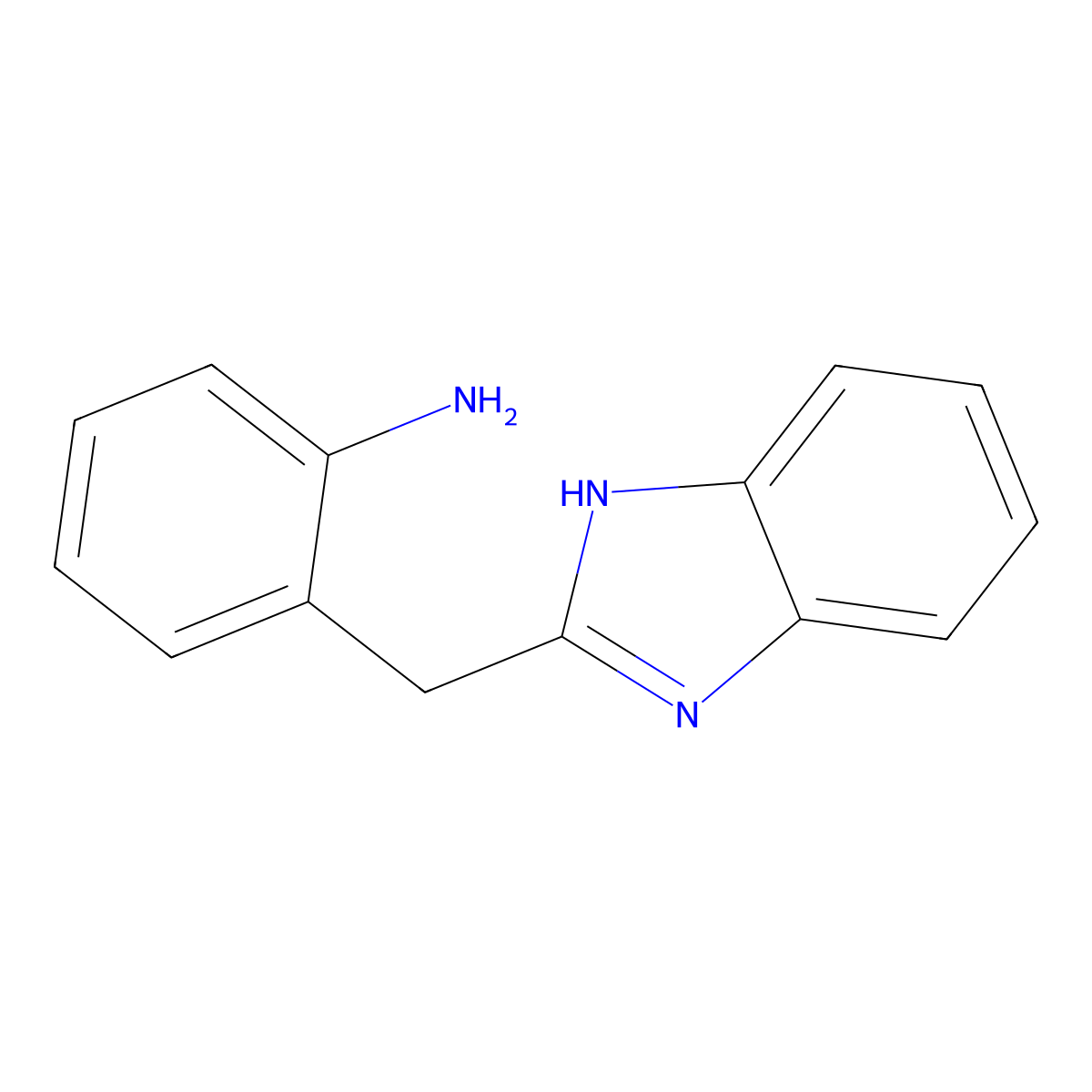 2-(1H-benzimidazol-2-ylmethyl)aniline molecular structure, CAS 1573547-78-0
