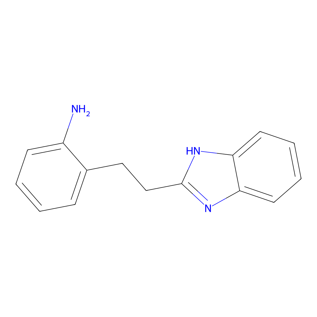2-[2-(1H-benzimidazol-2-yl)ethyl]aniline molecular structure, CAS 1573547-88-2
