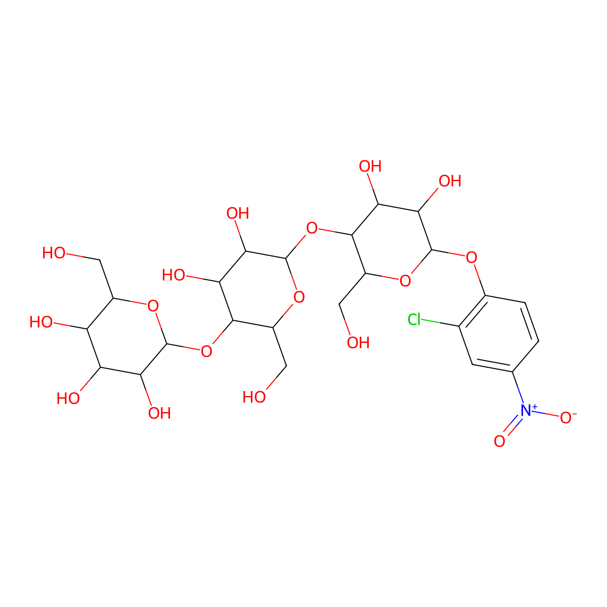Gal-G2-CNP molecular structure, CAS 157381-11-8