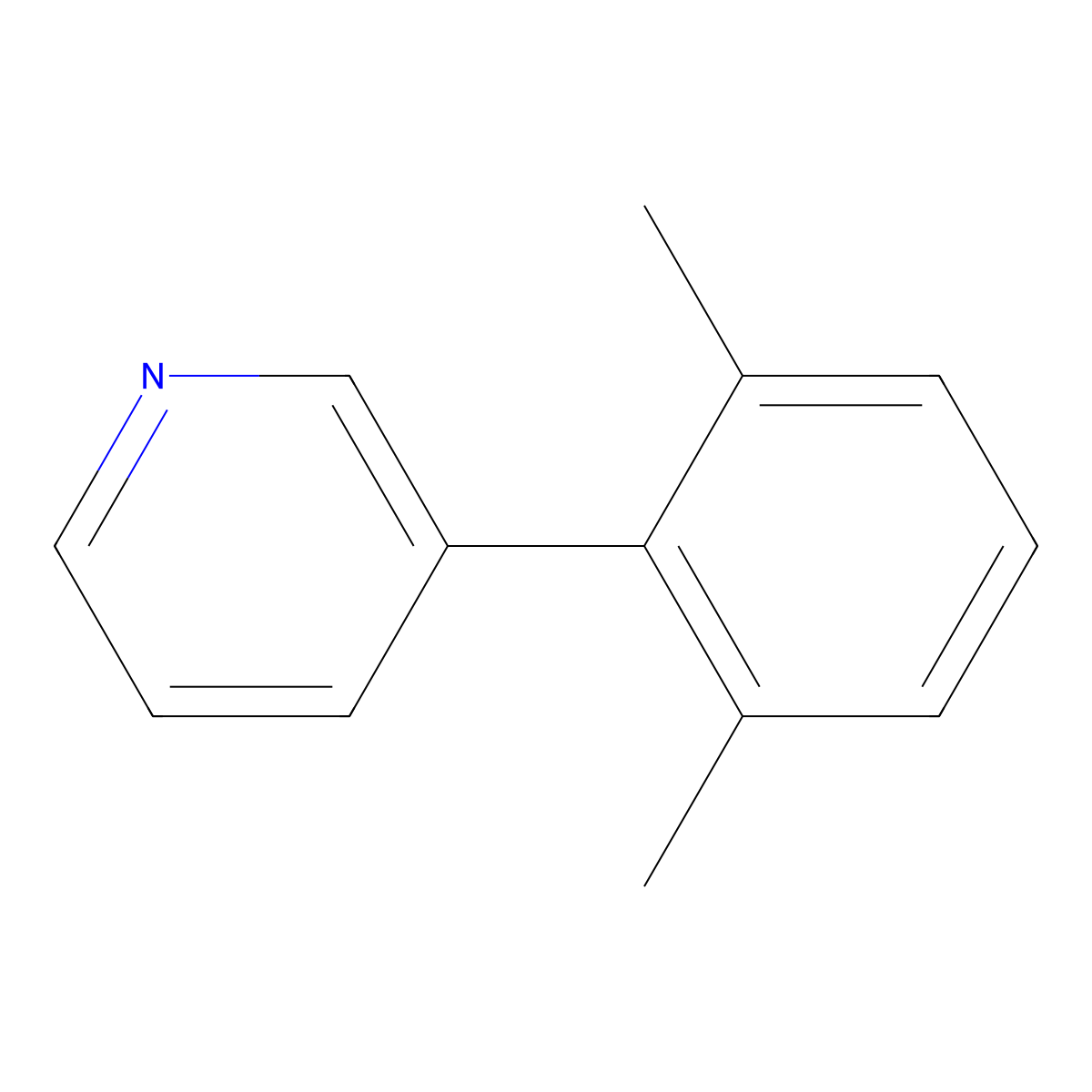 Pyridine, 3-(2,6-dimethylphenyl)- molecular structure, CAS 157402-43-2