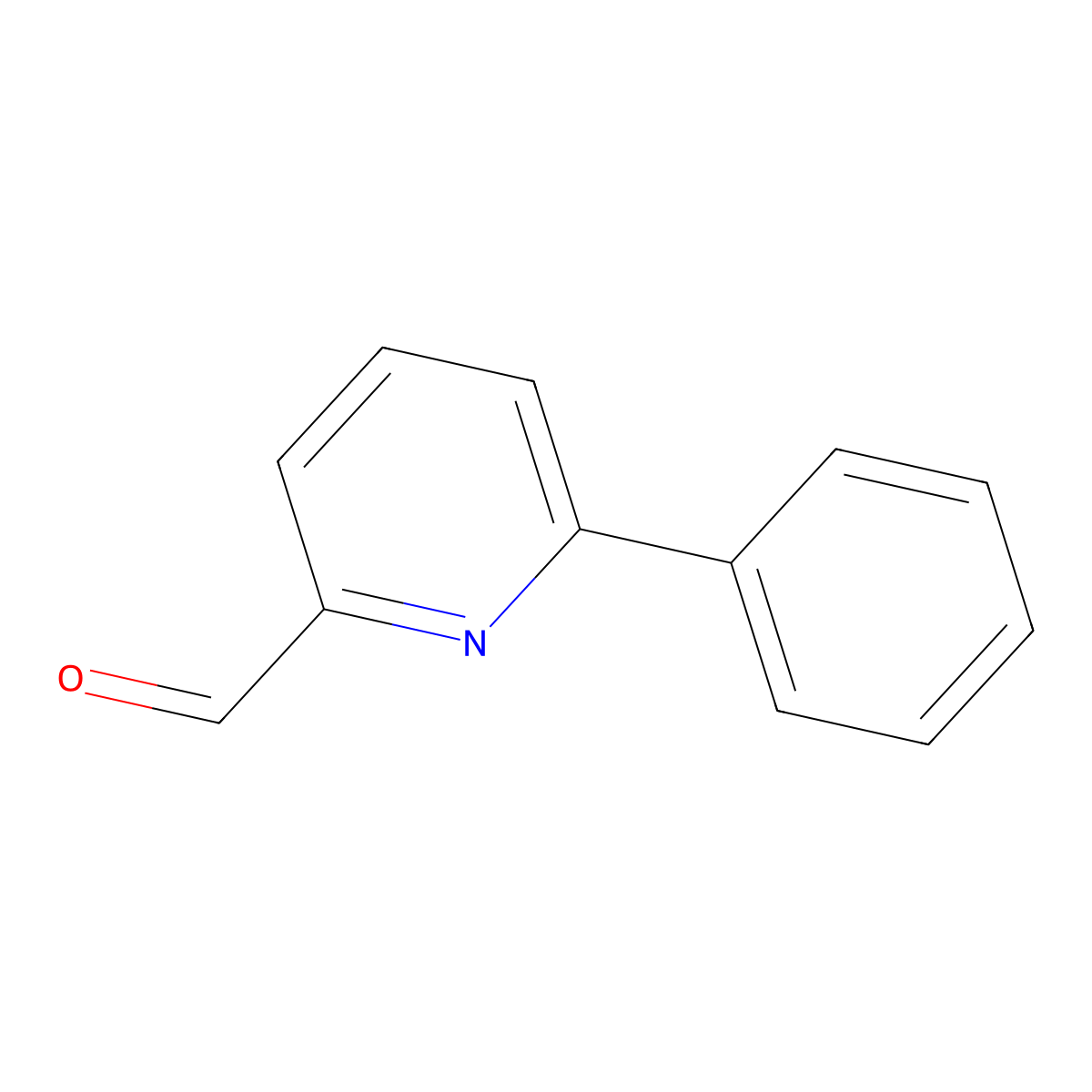 6-Phenylpyridine-2-carbaldehyde molecular structure, CAS 157402-44-3