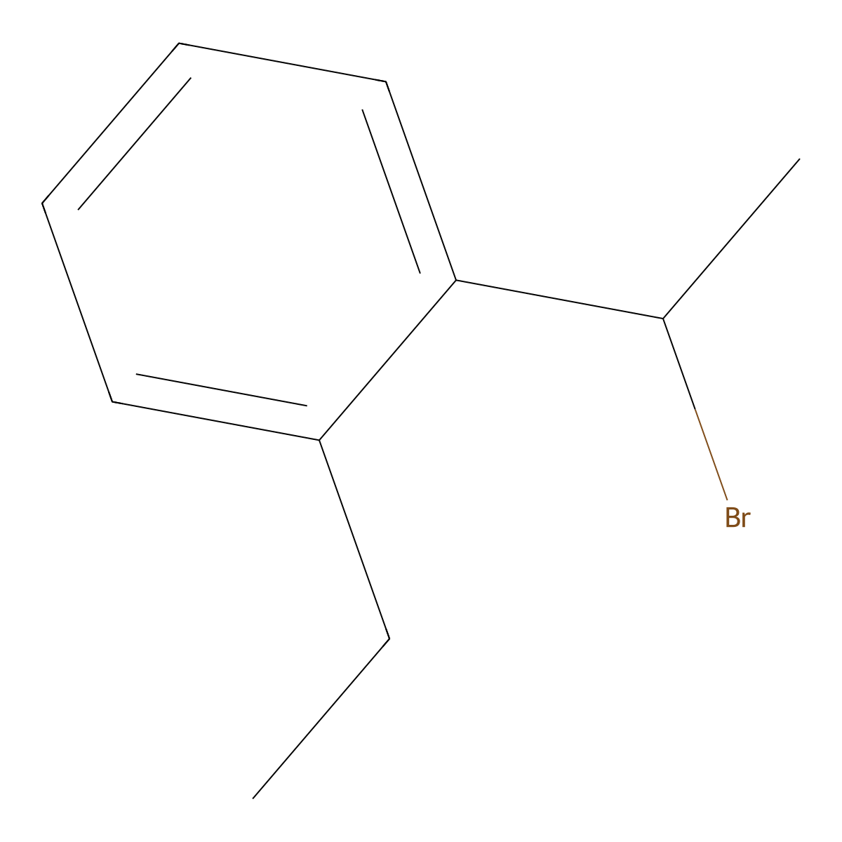 1-(1-Bromoethyl)-2-ethylbenzene molecular structure, CAS 157403-38-8