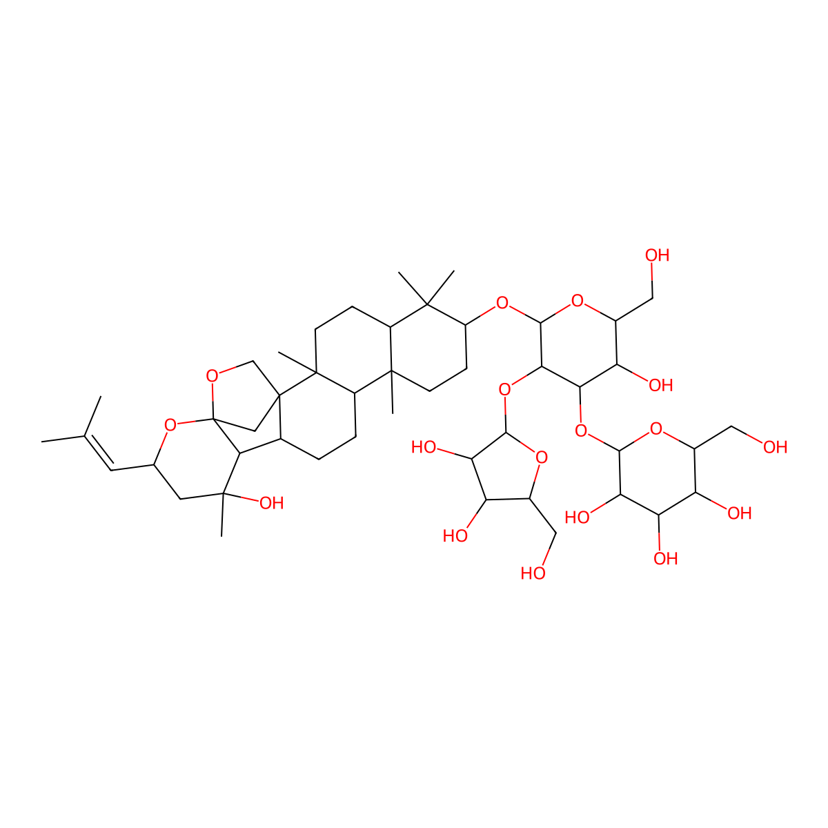 Bacoside A3 molecular structure, CAS 157408-08-7