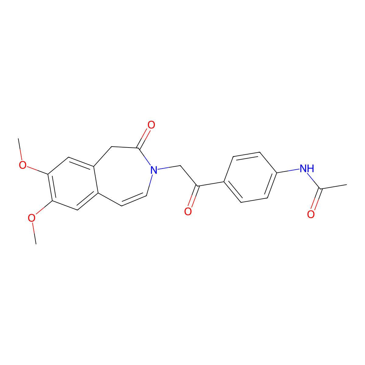 N-{4-[(7,8-dimethoxy-2-oxo-1,2-dihydro-3H-3-benzazepin-3-yl)acetyl]phenyl}acetamide molecular structure, CAS 1574328-24-7