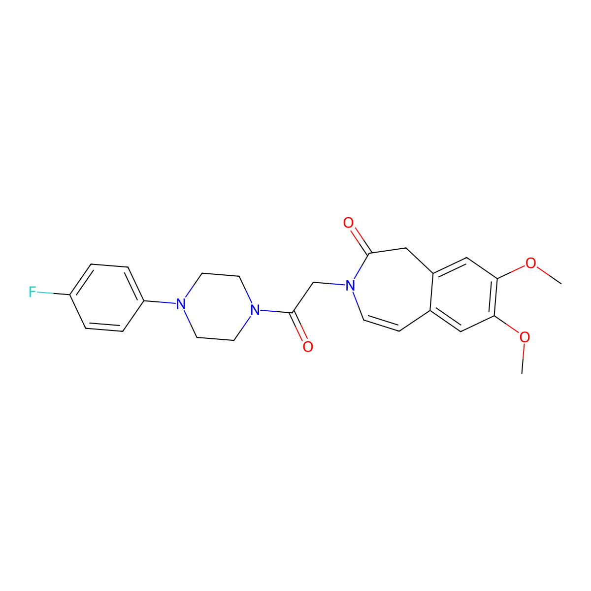 3-{2-[4-(4-fluorophenyl)piperazin-1-yl]-2-oxoethyl}-7,8-dimethoxy-1,3-dihydro-2H-3-benzazepin-2-one molecular structure, CAS 1574338-14-9