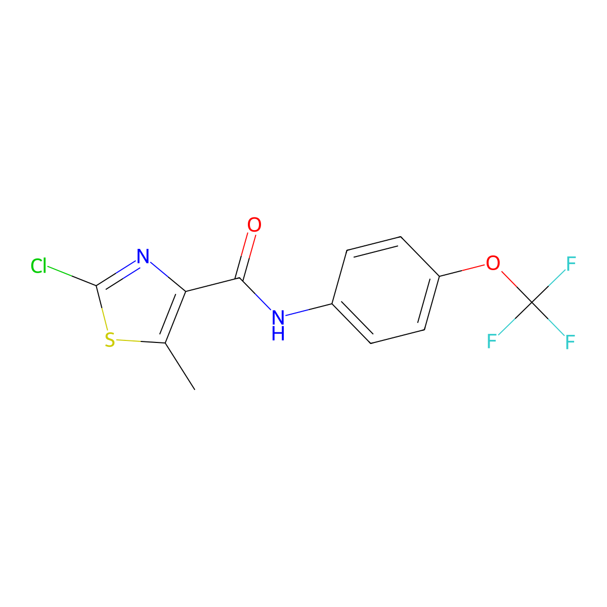 C12H8ClF3N2O2S molecular structure, CAS 1574393-70-6