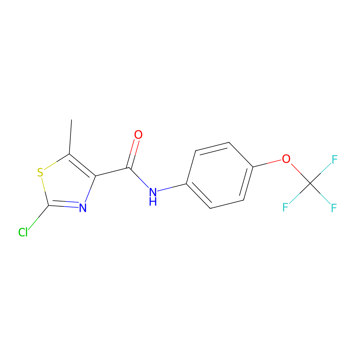 C12H8ClF3N2O2S molecular structure, CAS 1574393-70-6