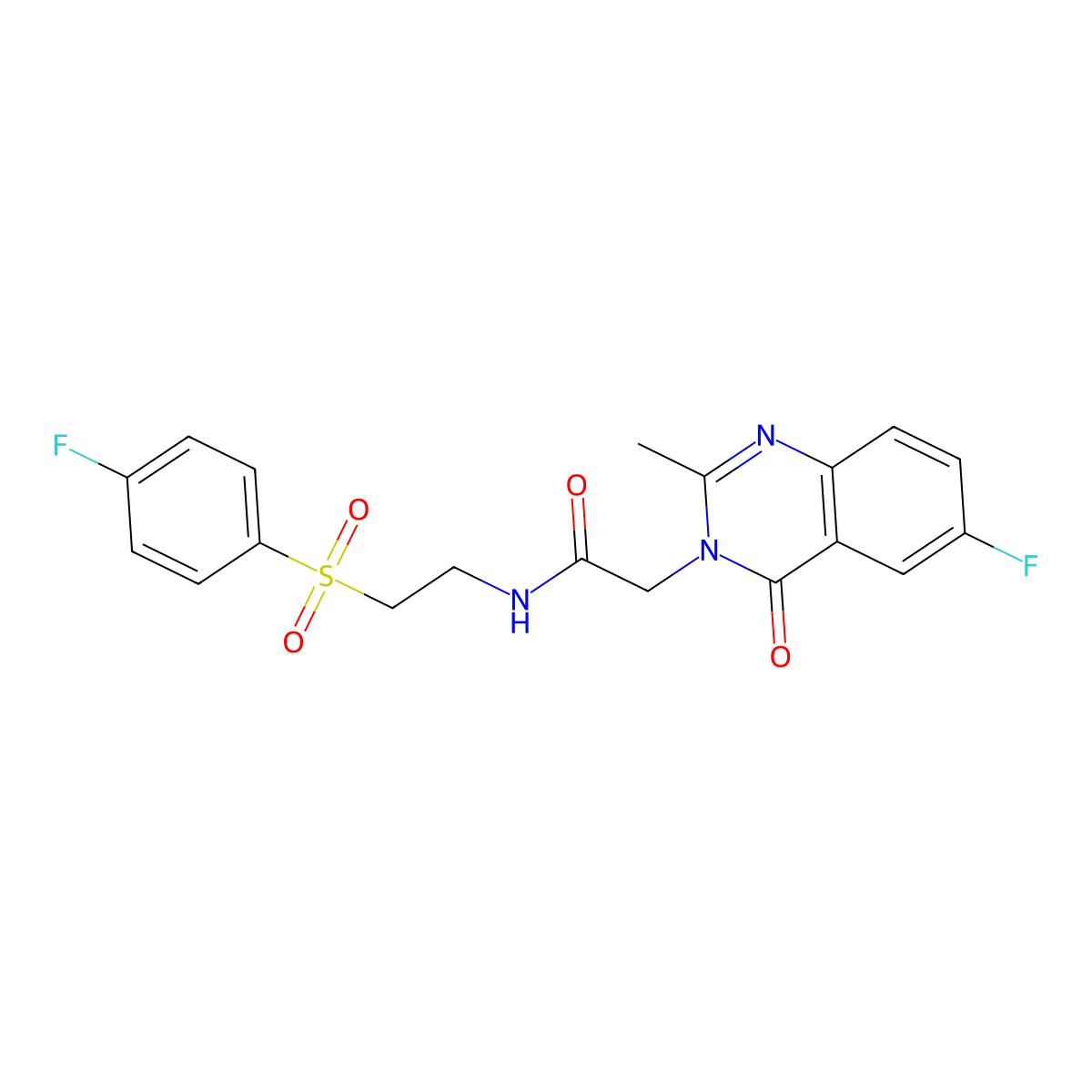 C19H17F2N3O4S molecular structure, CAS 1574403-98-7