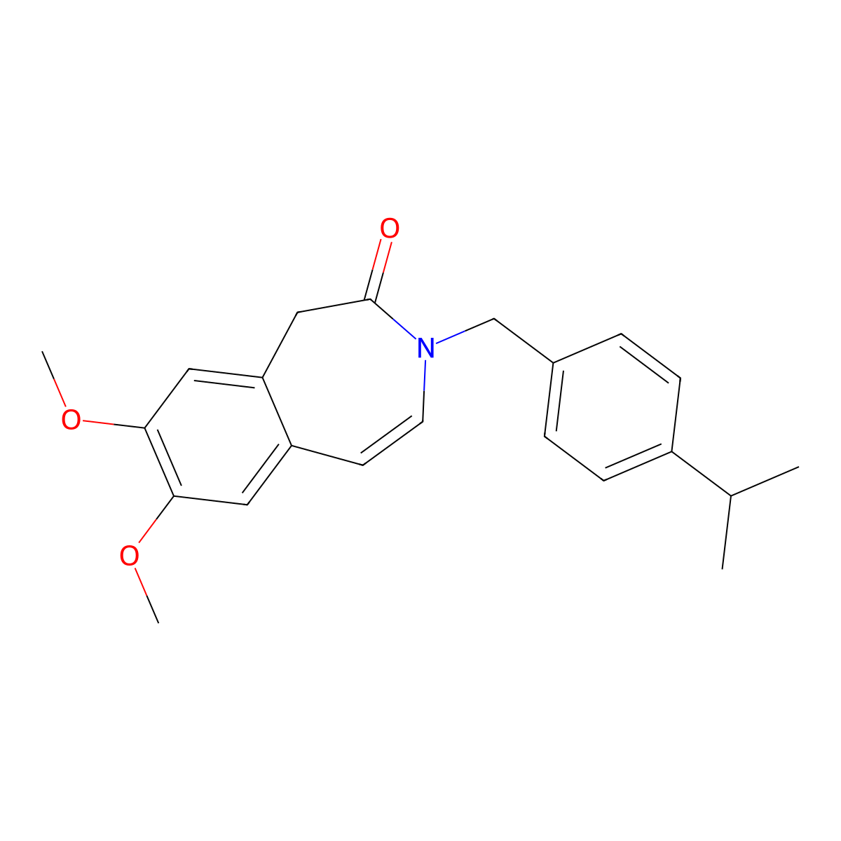 3-(4-isopropylbenzyl)-7,8-dimethoxy-1,3-dihydro-2H-3-benzazepin-2-one molecular structure, CAS 1574410-79-9