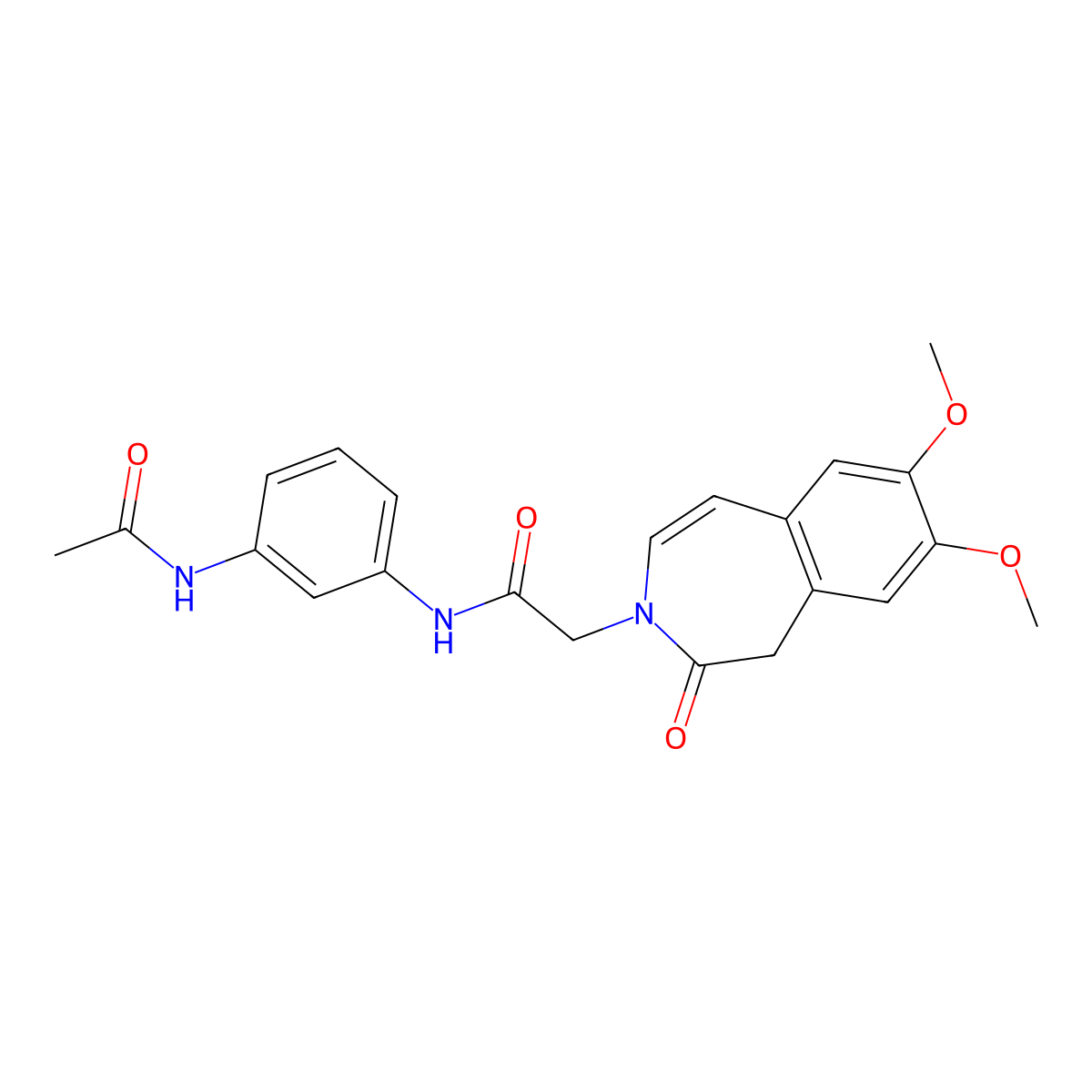 N-[3-(acetylamino)phenyl]-2-(7,8-dimethoxy-2-oxo-1,2-dihydro-3H-3-benzazepin-3-yl)acetamide molecular structure, CAS 1574472-51-7