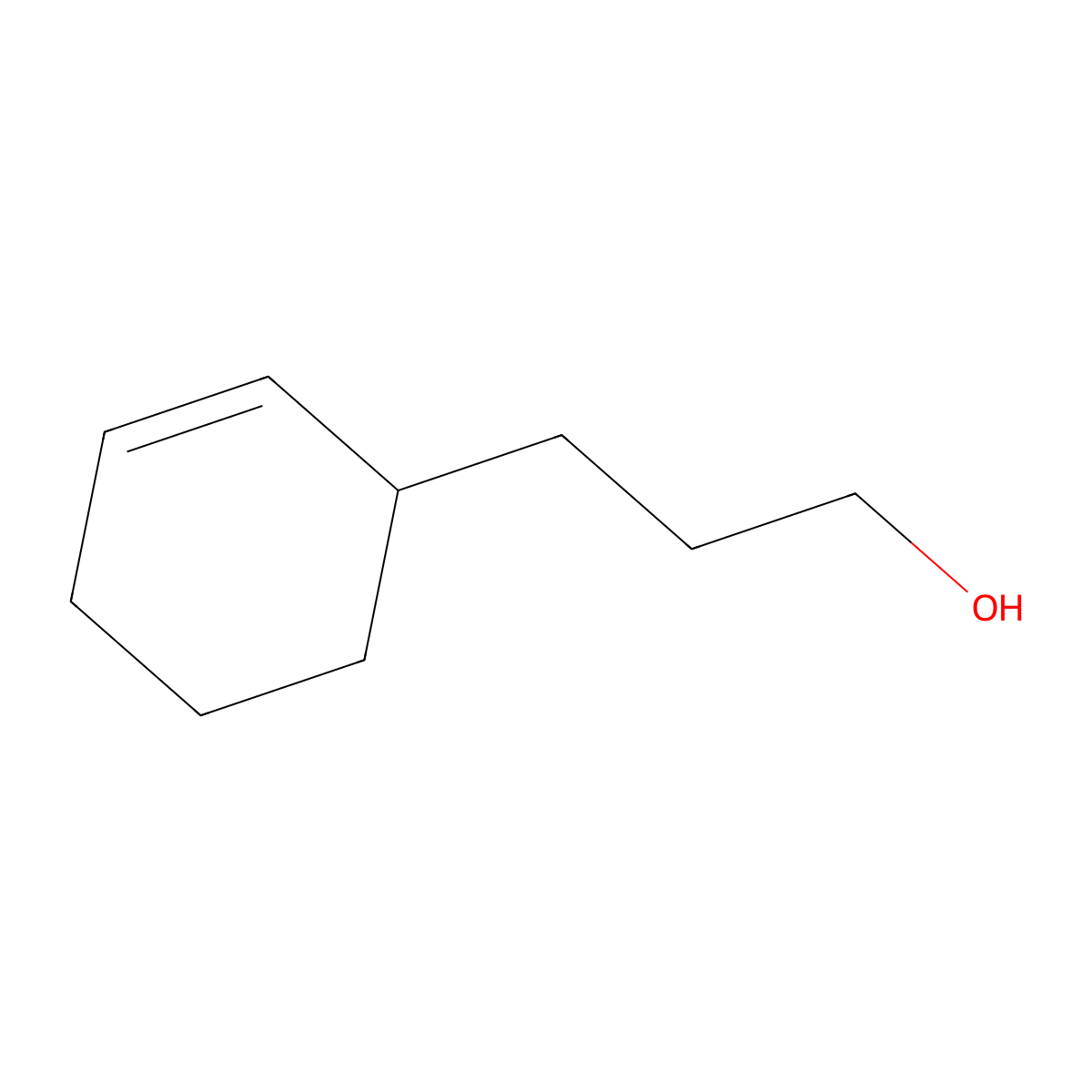 3-(Cyclohex-2-en-1-yl)propan-1-ol molecular structure, CAS 15745-87-6