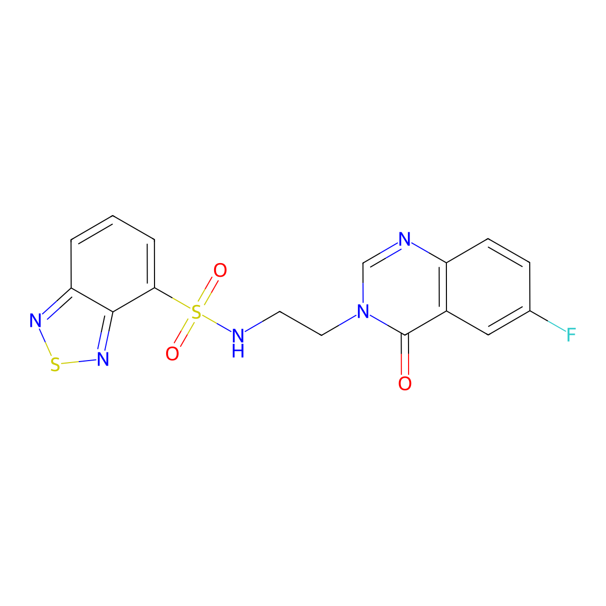 C16H12FN5O3S2 molecular structure, CAS 1574515-82-4