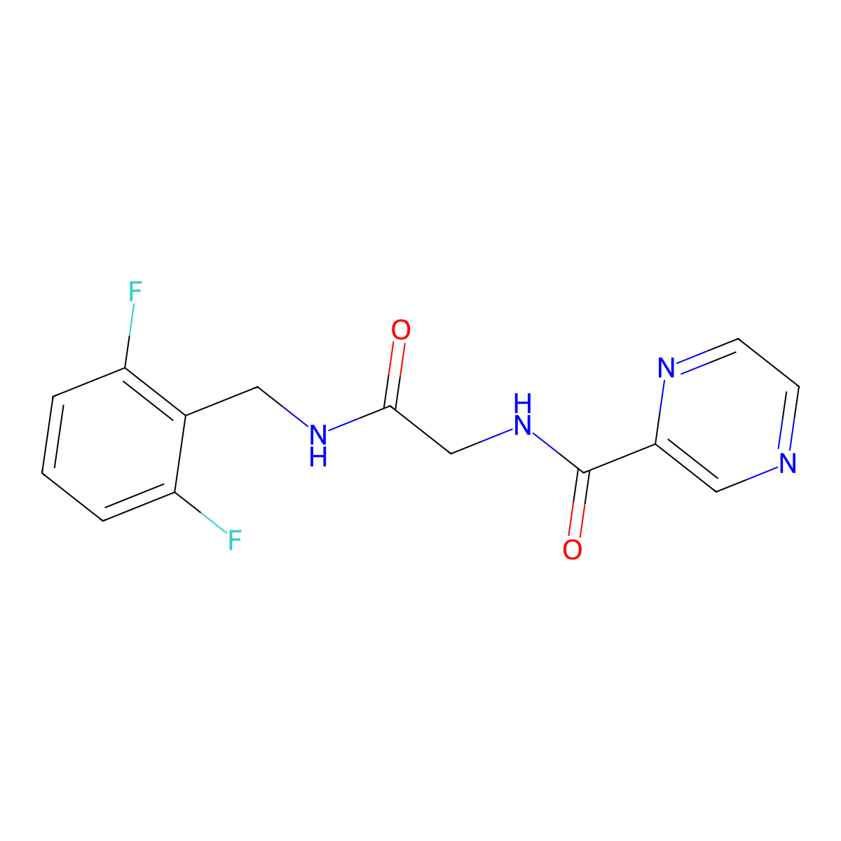 C14H12F2N4O2 molecular structure, CAS 1574518-37-8